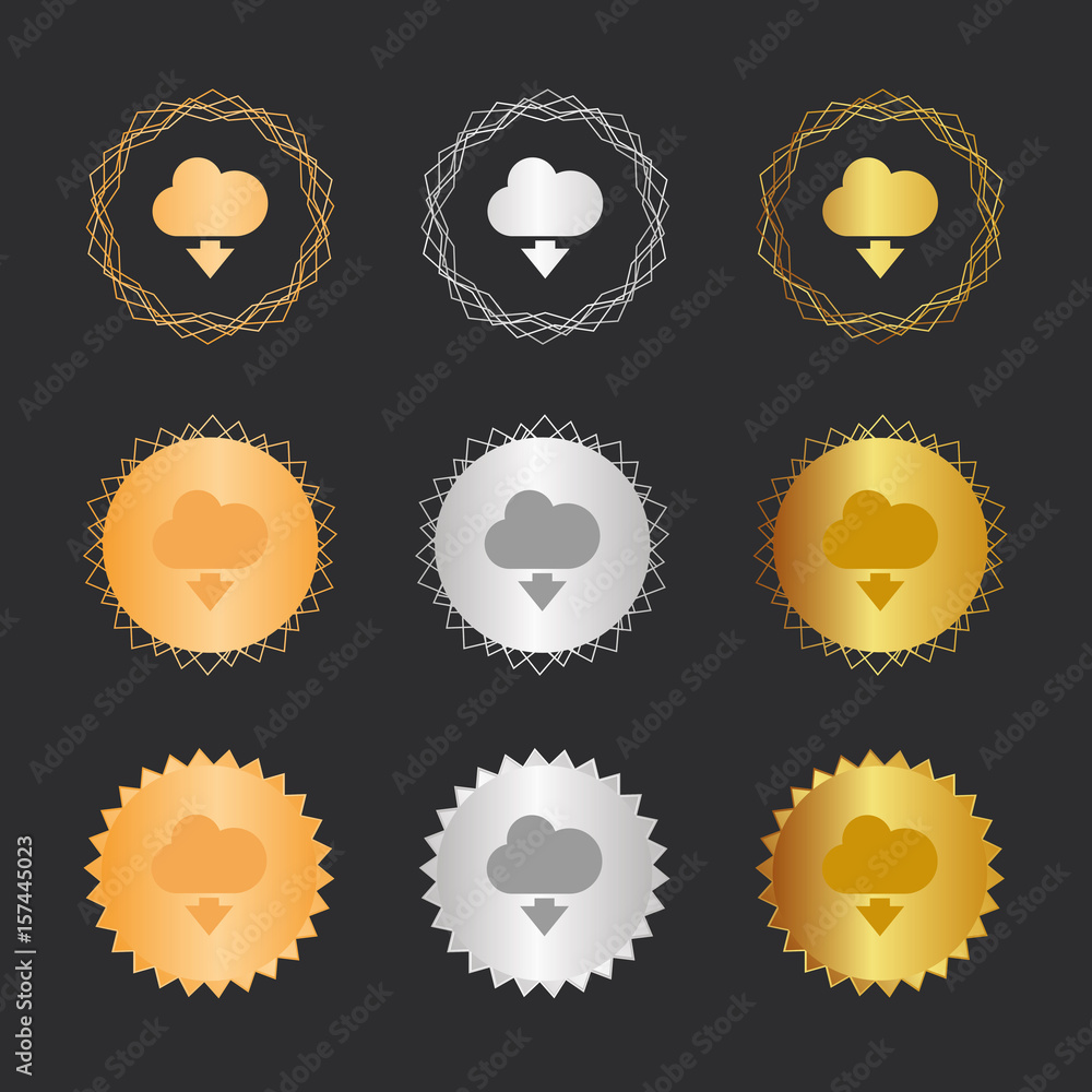 Wolke herunterladen - Bronze, Silber, Gold Medaillen Wolke herunterladen - Bronze, Silber, Gold Medaillen