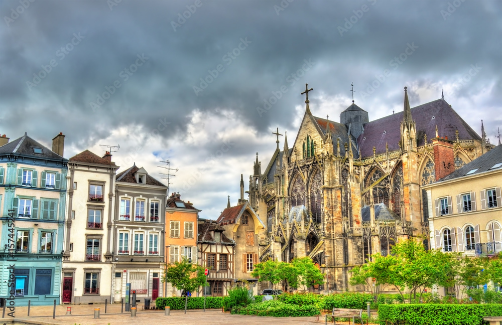 Gothic Basilica Saint Urbain of Troyes in France