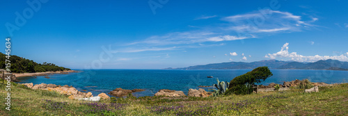 Panorama Corsica middellandse zee photo