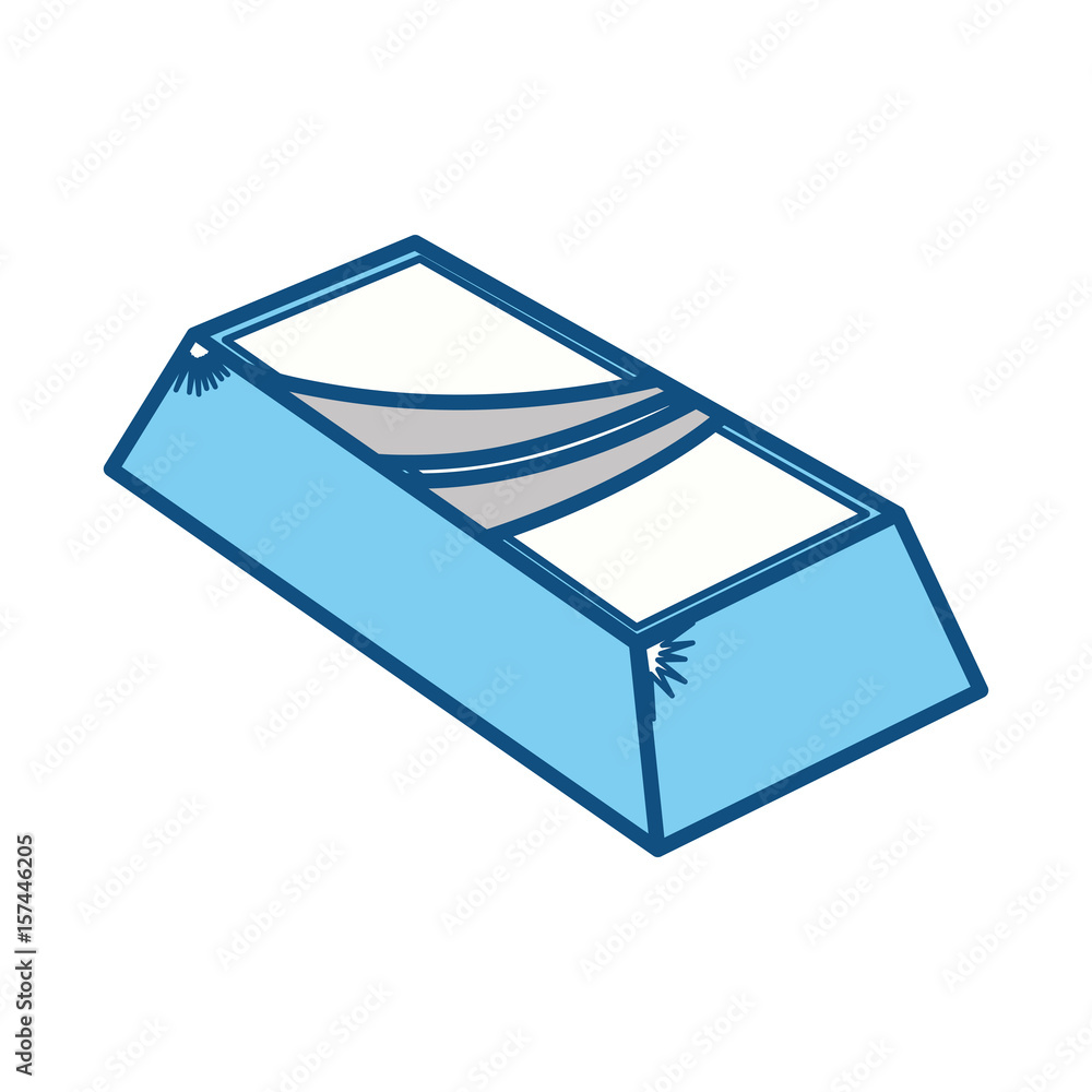 Gold ingot isolated icon vector illustration graphic design Gold ingot isolated icon vector illustration graphic design