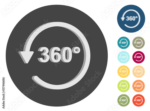 3D Icons - 360 Grad - Virtuelle Realität