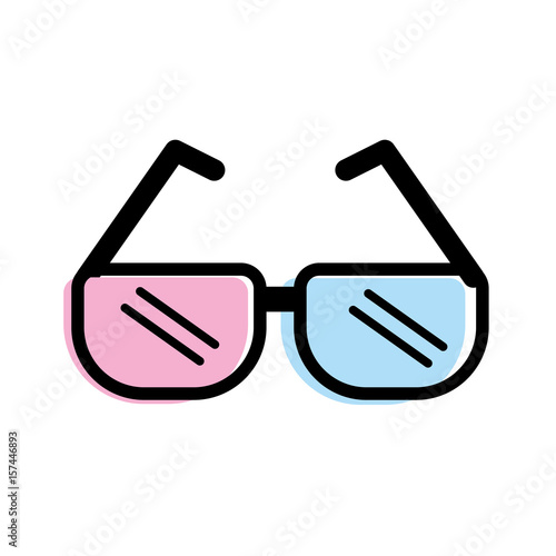 3d glasses technology to watch movie