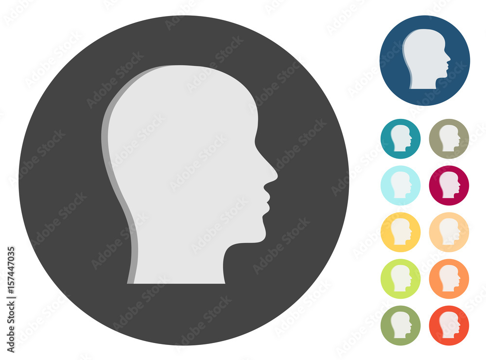 3D Icons - Gesicht Profil 3D Icons - Gesicht Profil