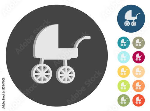 3D Icons - Kinderwagen
