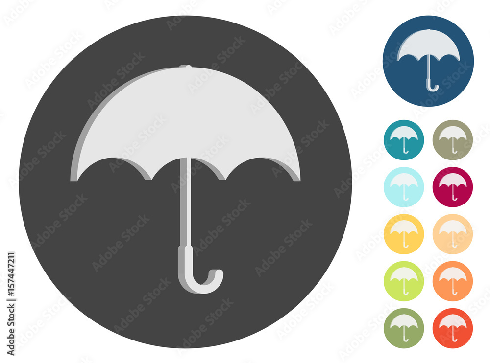 3D Icons - Regenschirm