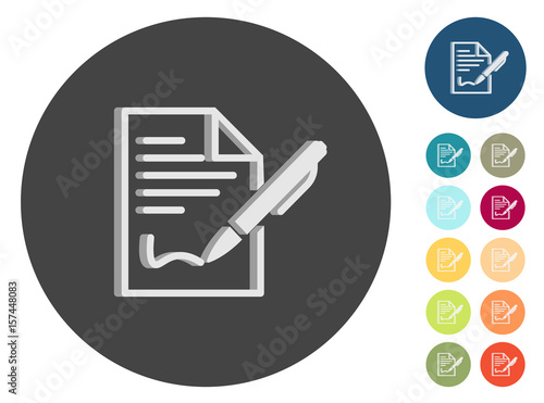 3D Icons - Vertrag