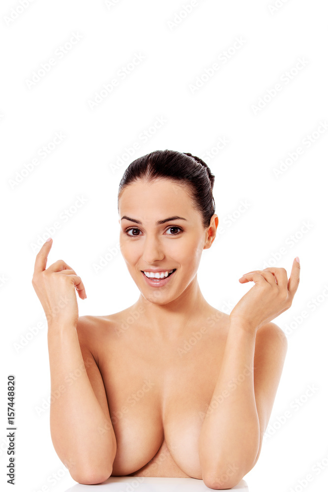 Beauty woman face with perfect fresh clean skin Beauty woman face with perfect fresh clean skin