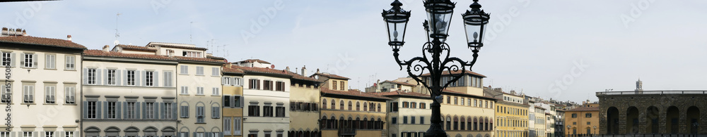 panoramic view of palace in firenze