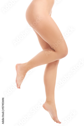 Beauty slim female legs