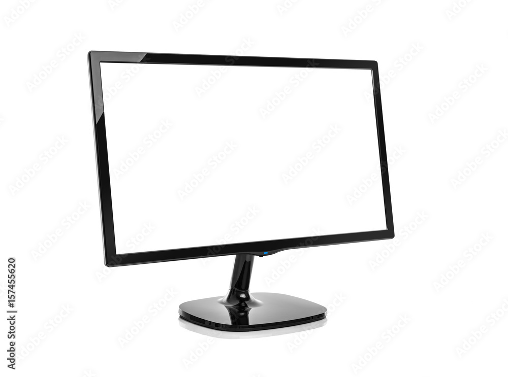 Computer monitor or TV isolated. Computer monitor or TV isolated.