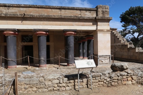 Knossos Palace, Queens Reception Area, Knossos Palace, Hereculeon, Crete, Greece