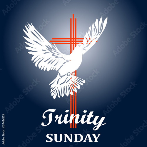 Trinity sunday. Christian church concept.
