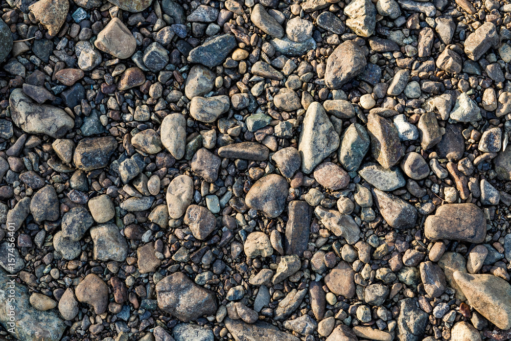 small grey beige white stones close-up texture, summer, beach small grey beige white stones close-up texture, summer, beach