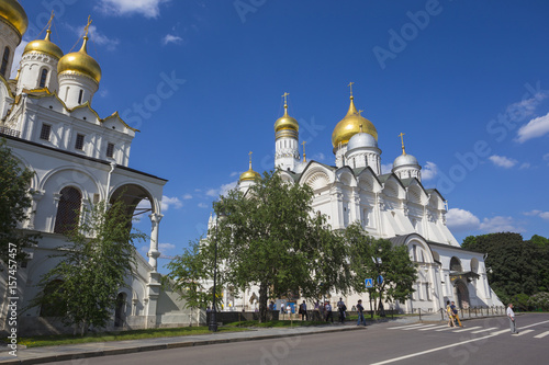 Cathedral Square of Moscow Kremlin in Russia
