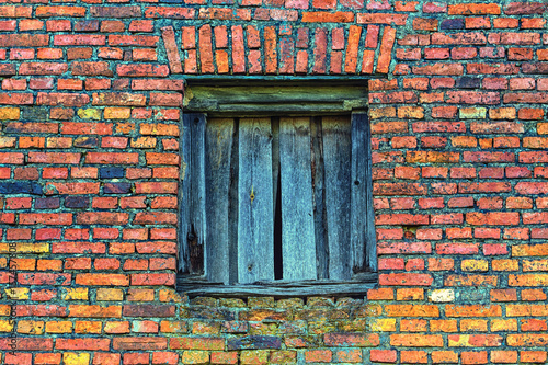 Old closed window