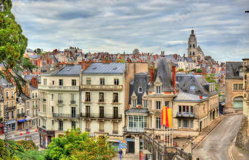 View of the old town of Blois - France photo