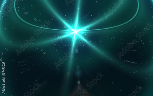 Wallpaper Mural Abstract lighting or glare with a black background. Torontodigital.ca