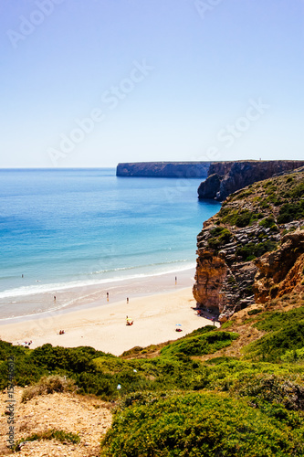 Steilküste und Strand Portugal