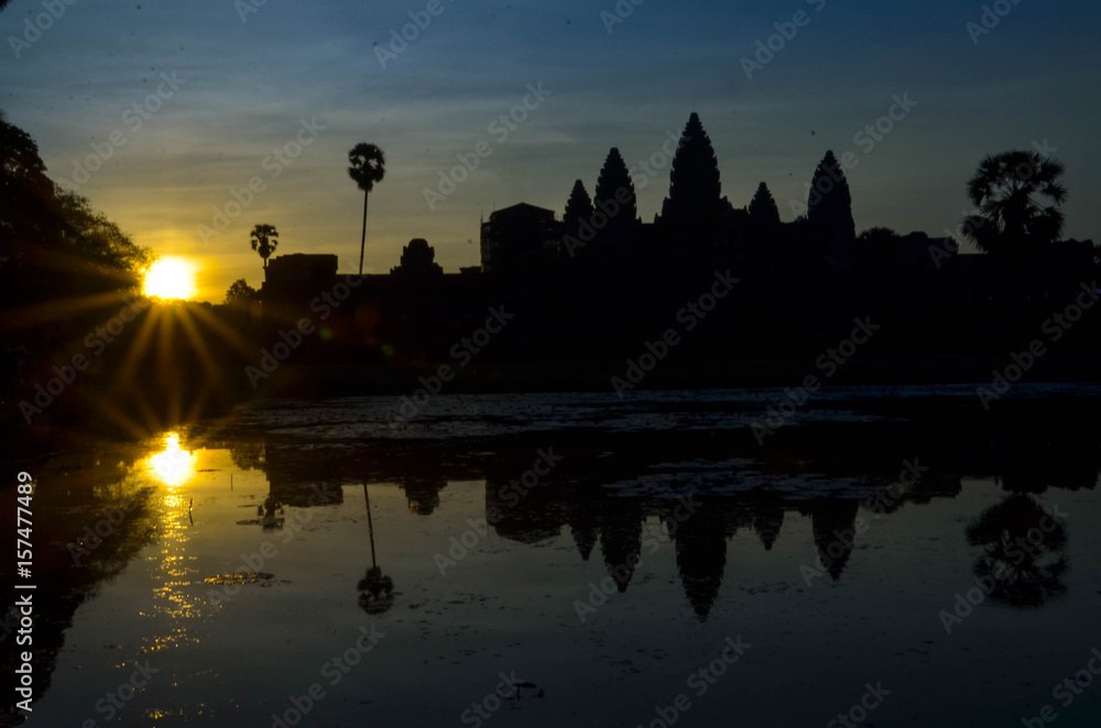 Sunrise in Angkor Wat,Siem Reap, Cambodia