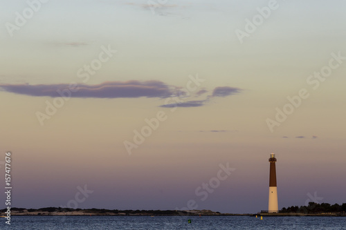Barnegat Lighthouse sunset photo