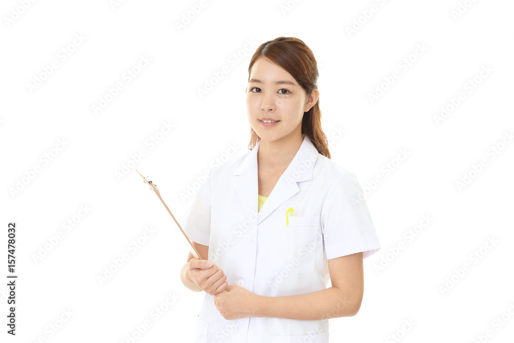 微笑む薬剤師 微笑む薬剤師