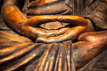 Rollo Buddha Chinesischer Gott in traditioneller Darstellung  © Chonlapoom Banharn