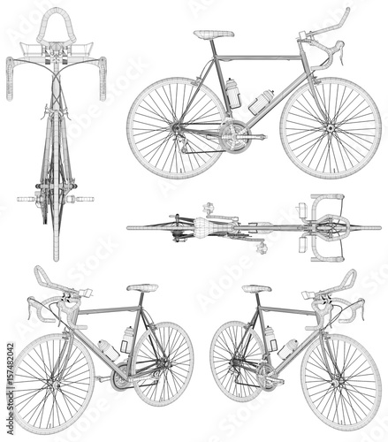 Bicycle Vector 