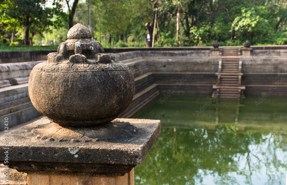 One of the best specimen of bathing tanks or pools in ancient Sri Lanka is the pair of pools known as Kuttam Pokuna. One of the best specimen of bathing tanks or pools in ancient Sri Lanka is the pair of pools known as Kuttam Pokuna.
