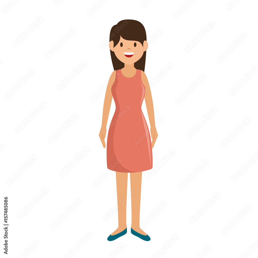 beautiful and young woman character vector illustration design beautiful and young woman character vector illustration design