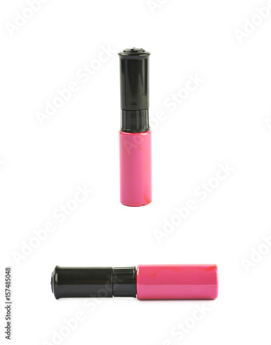 Bottle of nail polish isolated
