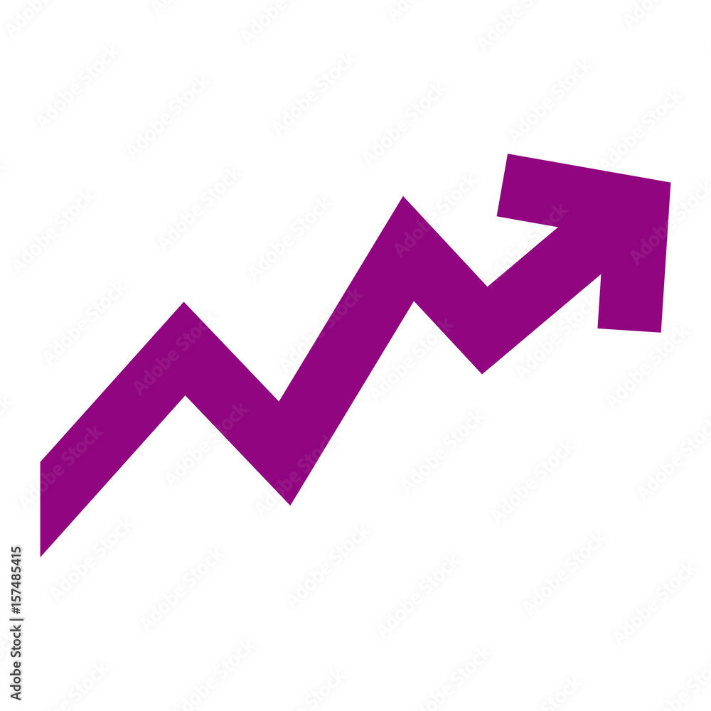 rising arrow. increase, price, investment concept vector illustration rising arrow. increase, price, investment concept vector illustration