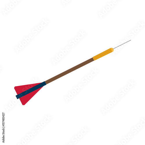 dart target for business or marketing purpose, strategy. vector illustration