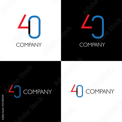 Forty number company Logo
