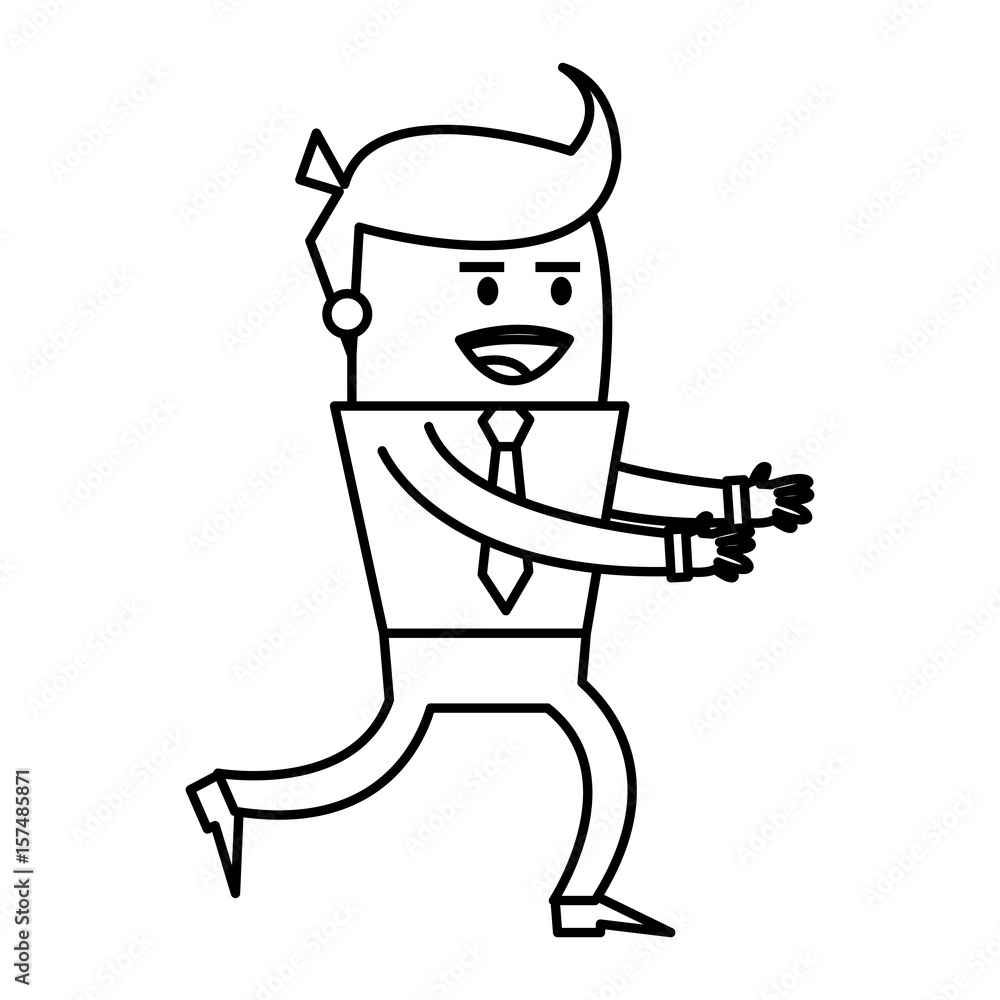 character businessman and office worker pose vector illustration character businessman and office worker pose vector illustration