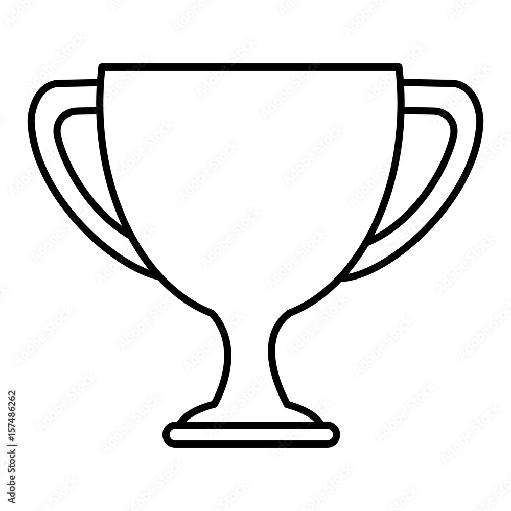 trophy cup isolated icon vector illustration design trophy cup isolated icon vector illustration design