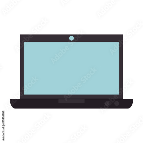 computer laptop isolated icon vector illustration design