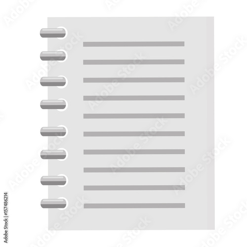 note book isolated icon vector illustration design