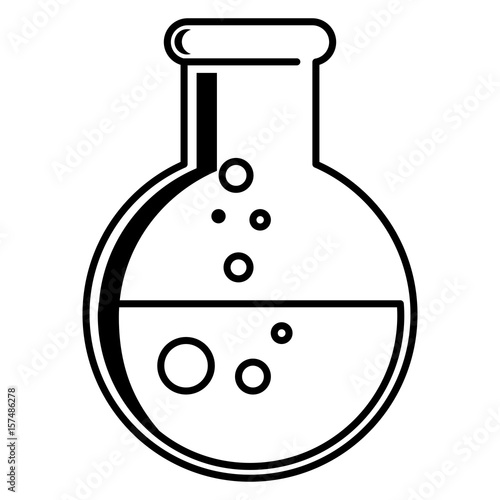 tube test isolated icon vector illustration design