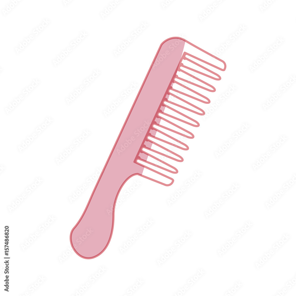 Hairdressing brush accesory icon vector illustration graphic design