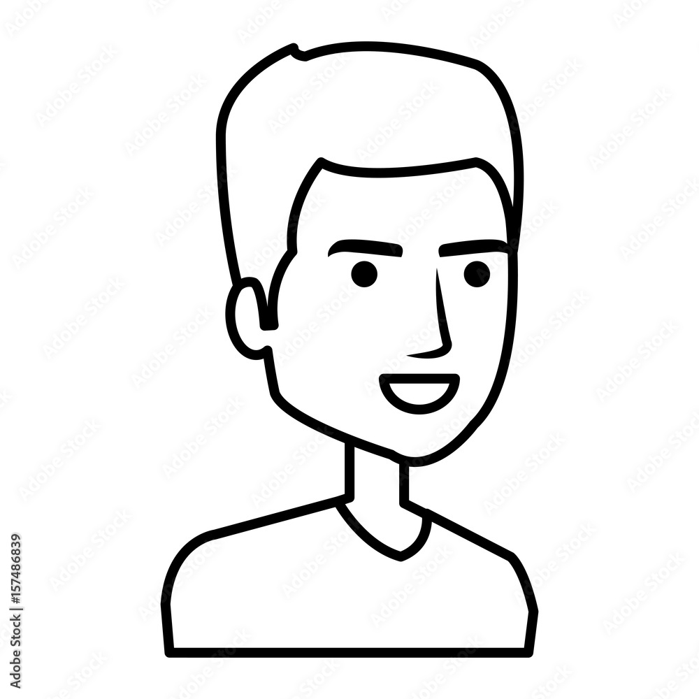 young man avatar character vector illustration design young man avatar character vector illustration design