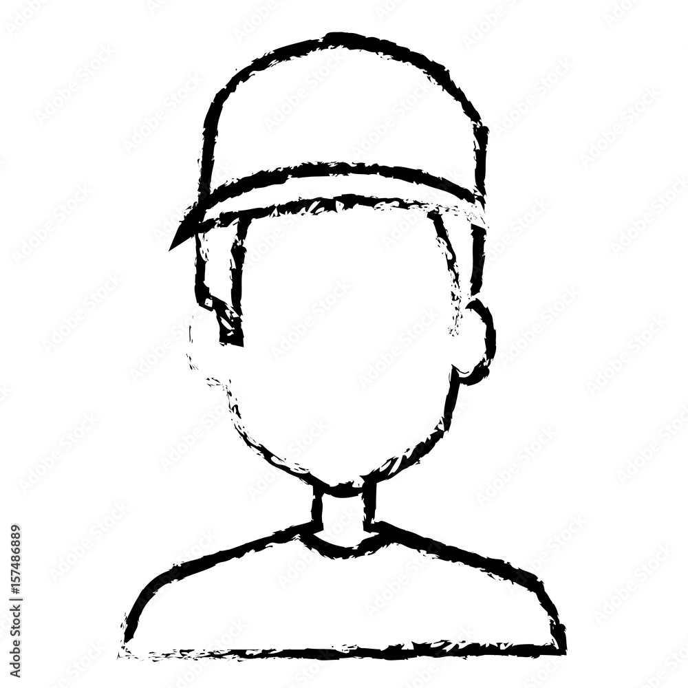 courier worker avatar character vector illustration design courier worker avatar character vector illustration design