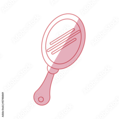 Salon round mirrow icon vector illustration graphic design