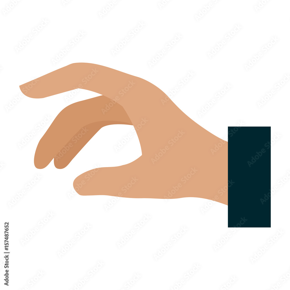 hand human isolated icon vector illustration design hand human isolated icon vector illustration design