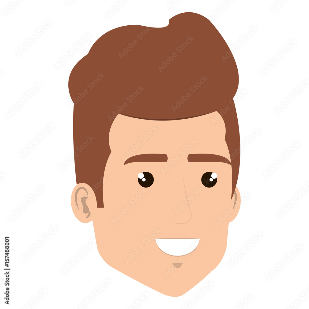 young man head avatar character vector illustration design young man head avatar character vector illustration design