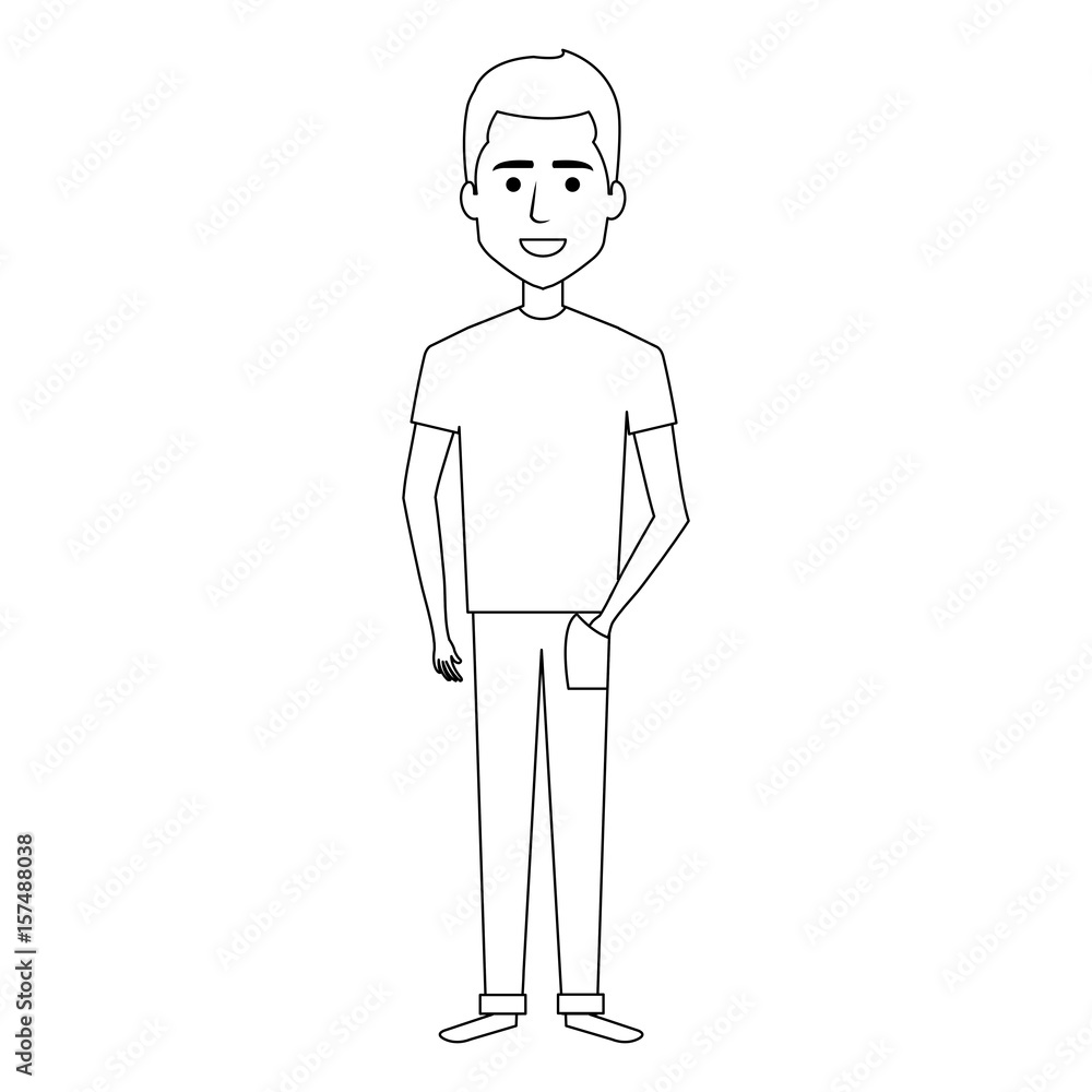 young man avatar character vector illustration design young man avatar character vector illustration design