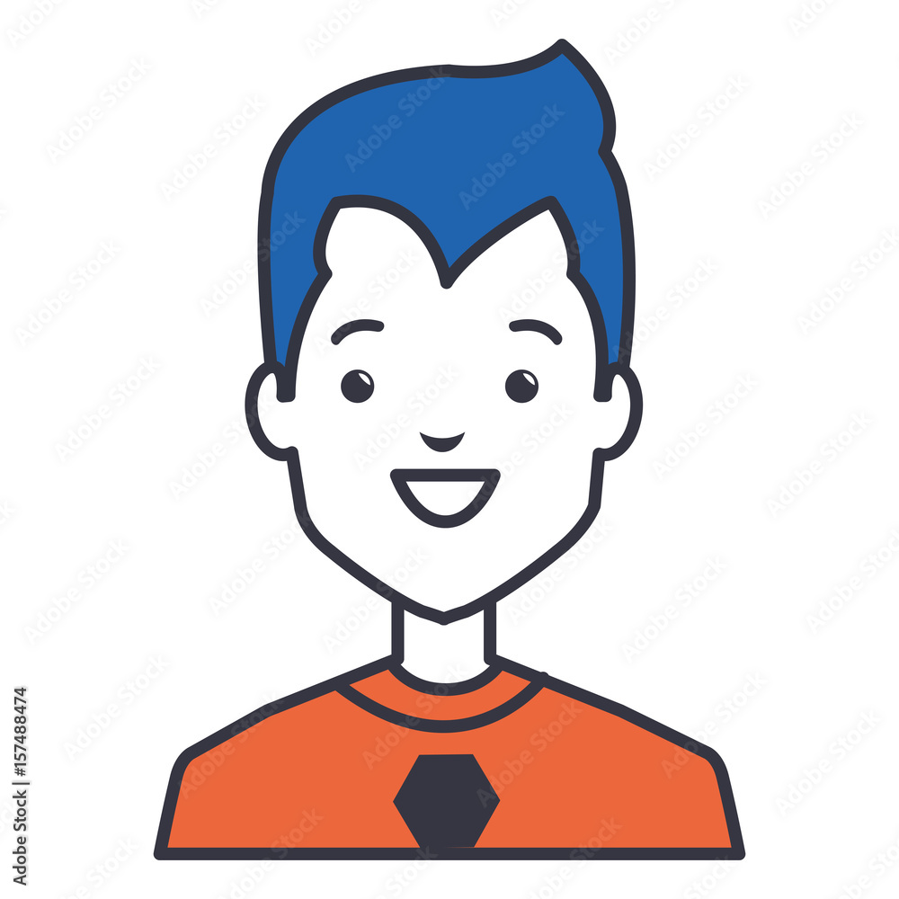 young man avatar character vector illustration design young man avatar character vector illustration design