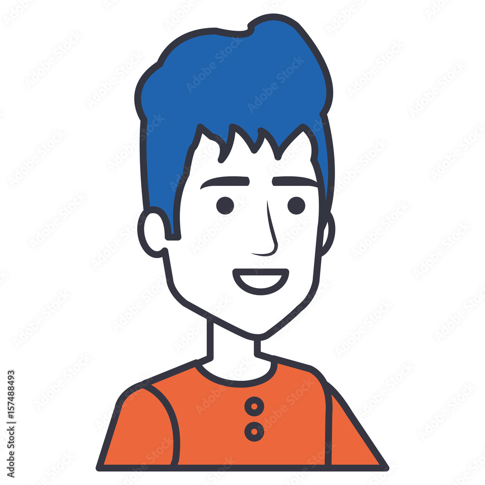 young man avatar character vector illustration design young man avatar character vector illustration design
