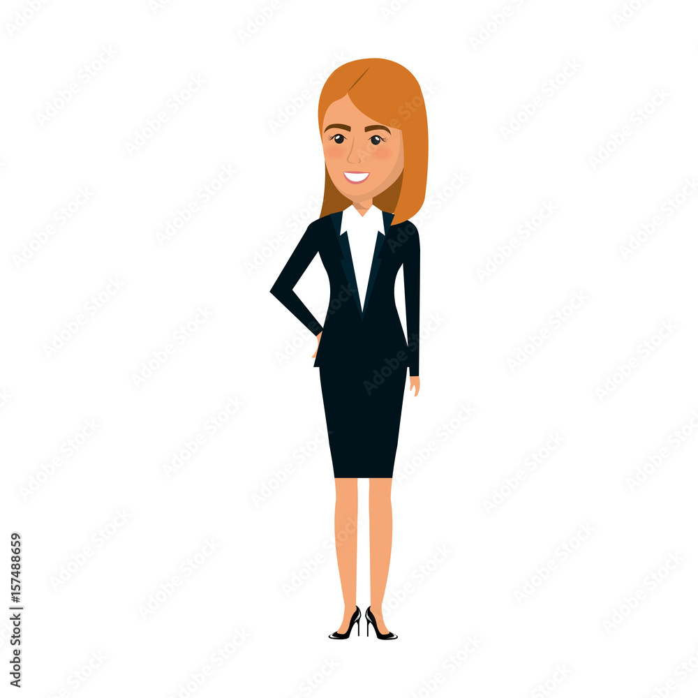 elegant businesswoman avatar character vector illustration design elegant businesswoman avatar character vector illustration design
