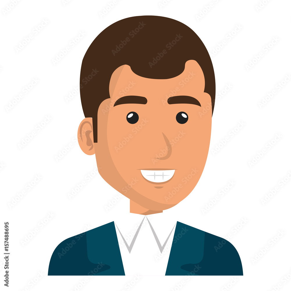 elegant businessman avatar character vector illustration design elegant businessman avatar character vector illustration design