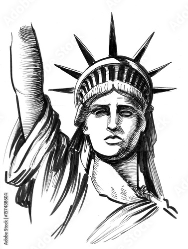 Statue of Liberty sketch © berdsigns